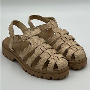 2130- American Eagle Chunky Sandals Size 10